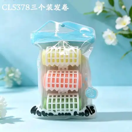 CL5378 Three-color self-adhesive hair curls, 3-piece set for lazy people, no-iron curling iron, home air bangs curling iron, hair care tool CL5378 Three-color self-adhesive hair curls, 3-piece set for lazy people, no-iron curling iron, home air bangs curling iron, hair care tool
